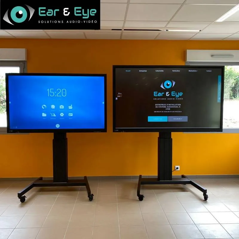 4 écrans interactifs tactiles intégrés pour une école à Lyon, Lyon, Ear and Eye