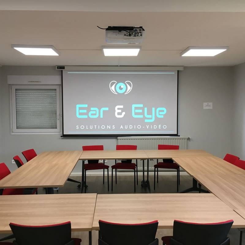 Mise en place d'un vidéoprojecteur et d'un écran de projection pour une MFR à Lyon, Lyon, Ear and Eye